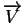 $\overrightarrow{V}$